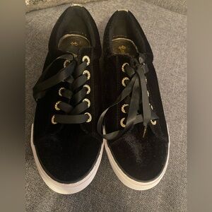 Lilly Pulitzer Fabric Black Sneakers